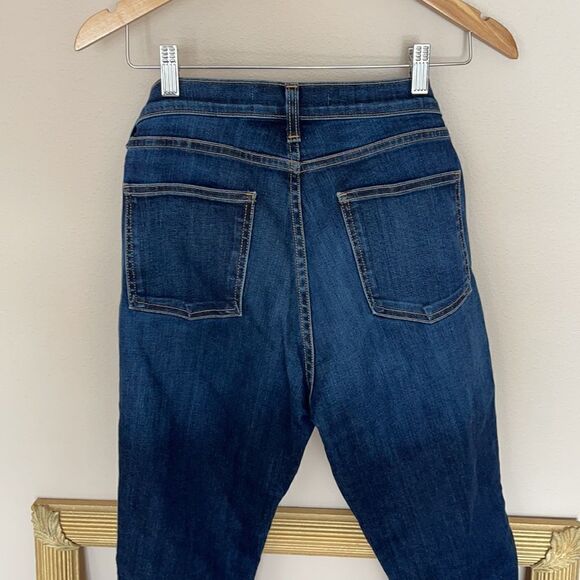 Veronica Beard Denim Bootcut Jeans Size 28 Gold Ribbon Cropped Straight Leg - Picture 7 of 7